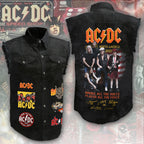AC/DC 3D Lightweight Sleeveless Denim Shirt – ANHNV 5861