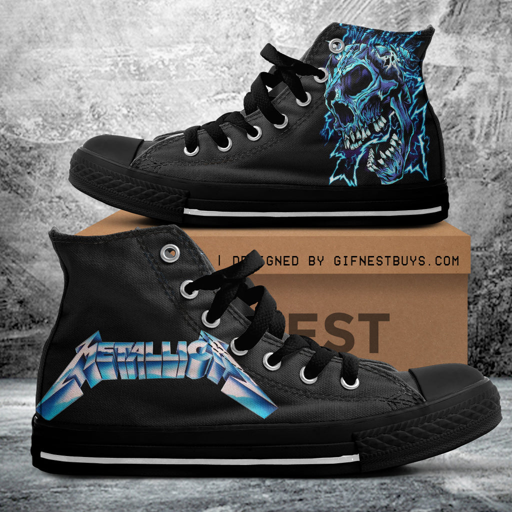 Metallica High Top Canvas Shoes – ANHNV 9298