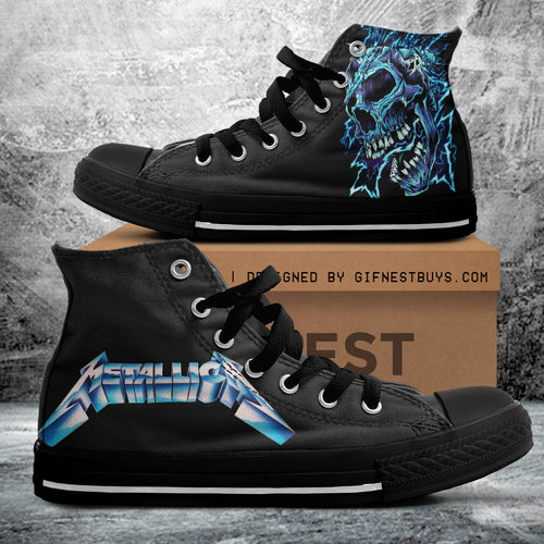 Metallica High Top Canvas Shoes – ANHNV 9298