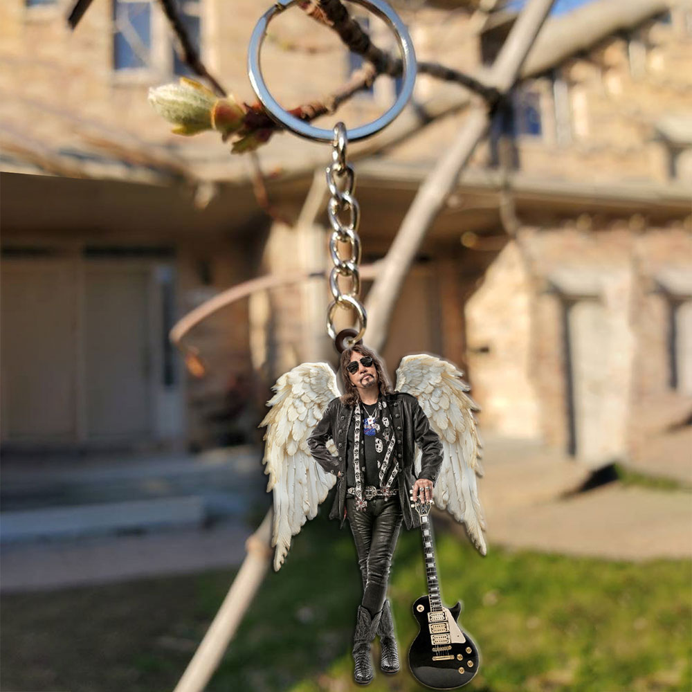 Ace Frehley Custom Shape 2-sided Keychain – MAITM13462