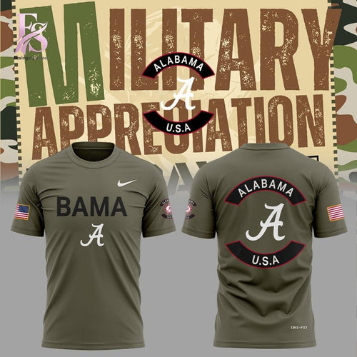 Alabama Crimson Tide Military Appreciation Shirt
