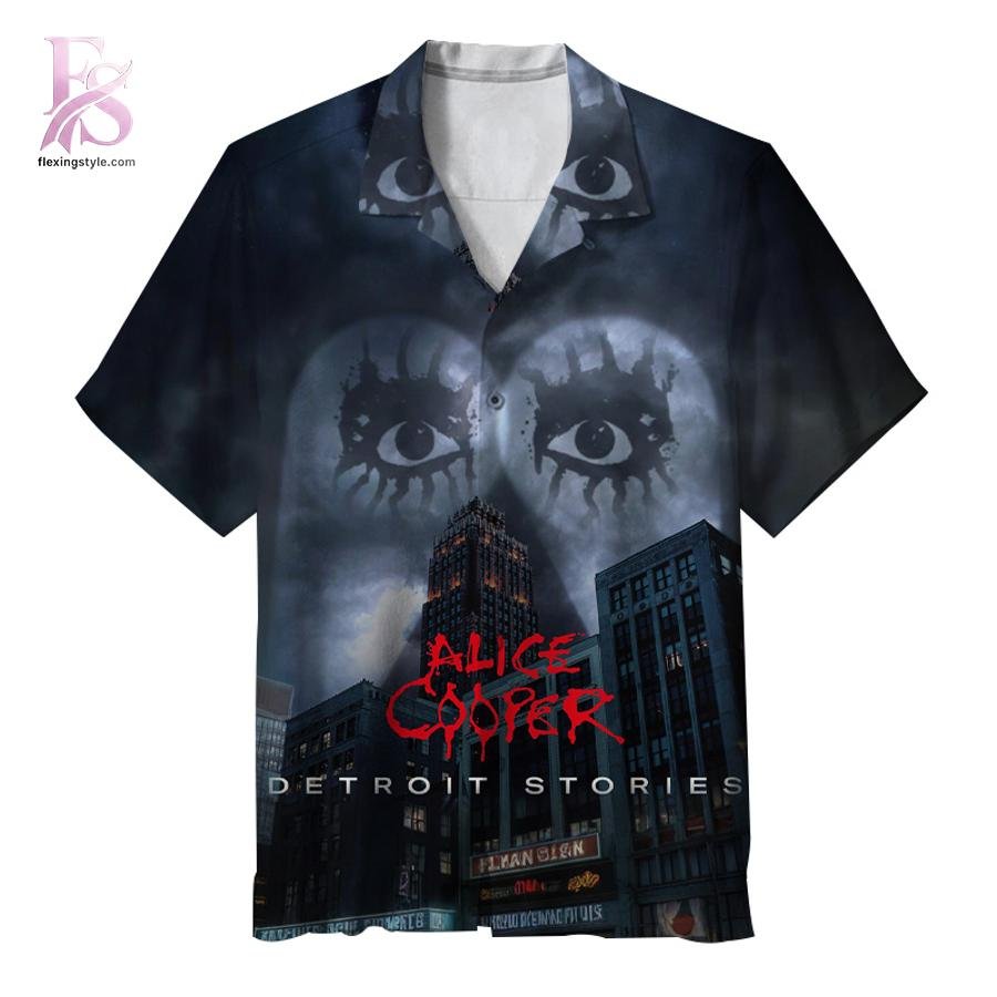 Alice Cooper Detroit Stories album Hawaiian Shirt