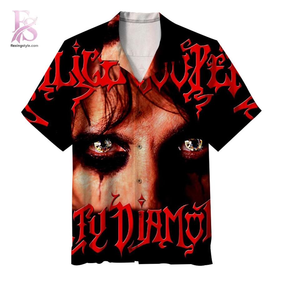 Alice Cooper Dirty Diamonds Hawaiian Shirt