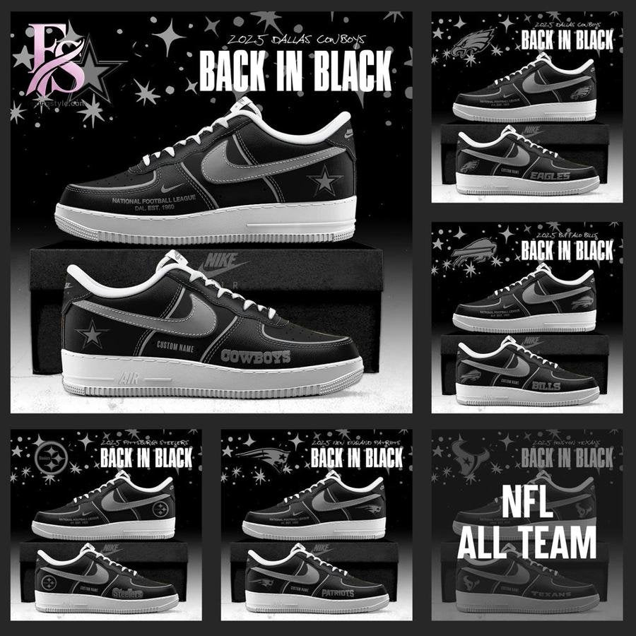 All Team NFL Back In Black 2026 Nike Air Force 1