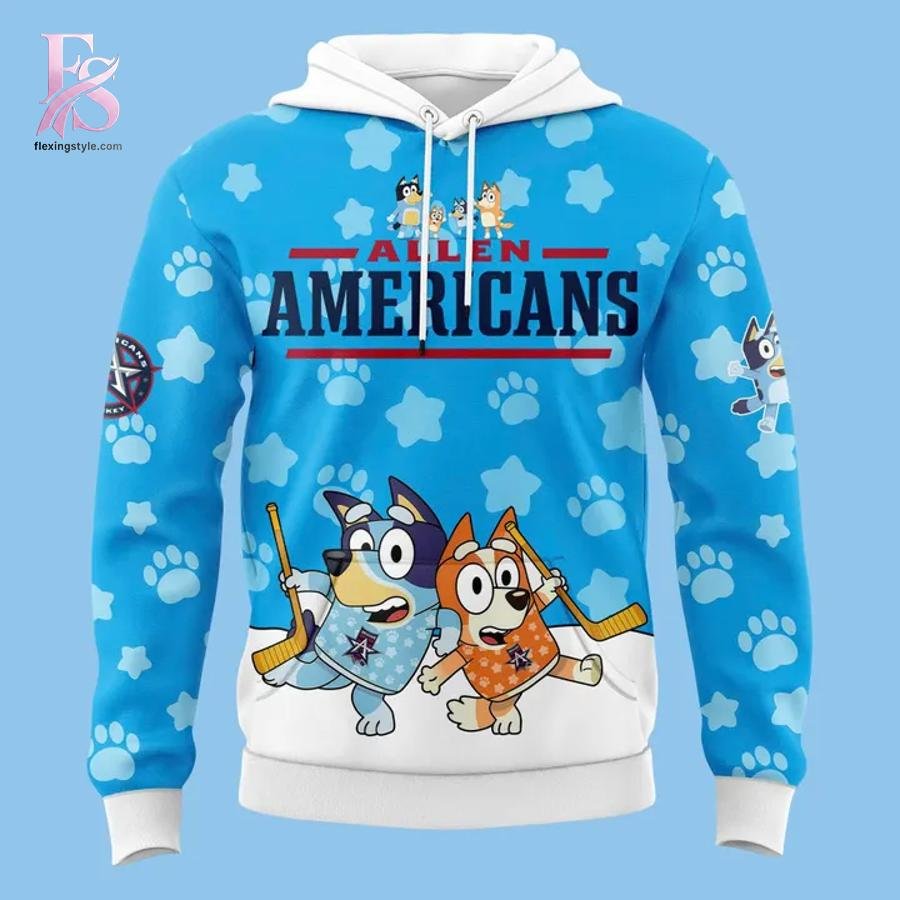 Allen Americans Bluey Day 2026 Hoodie