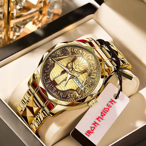 Iron Maiden Alloy Luxury Quartz Watch – MAITM 11935