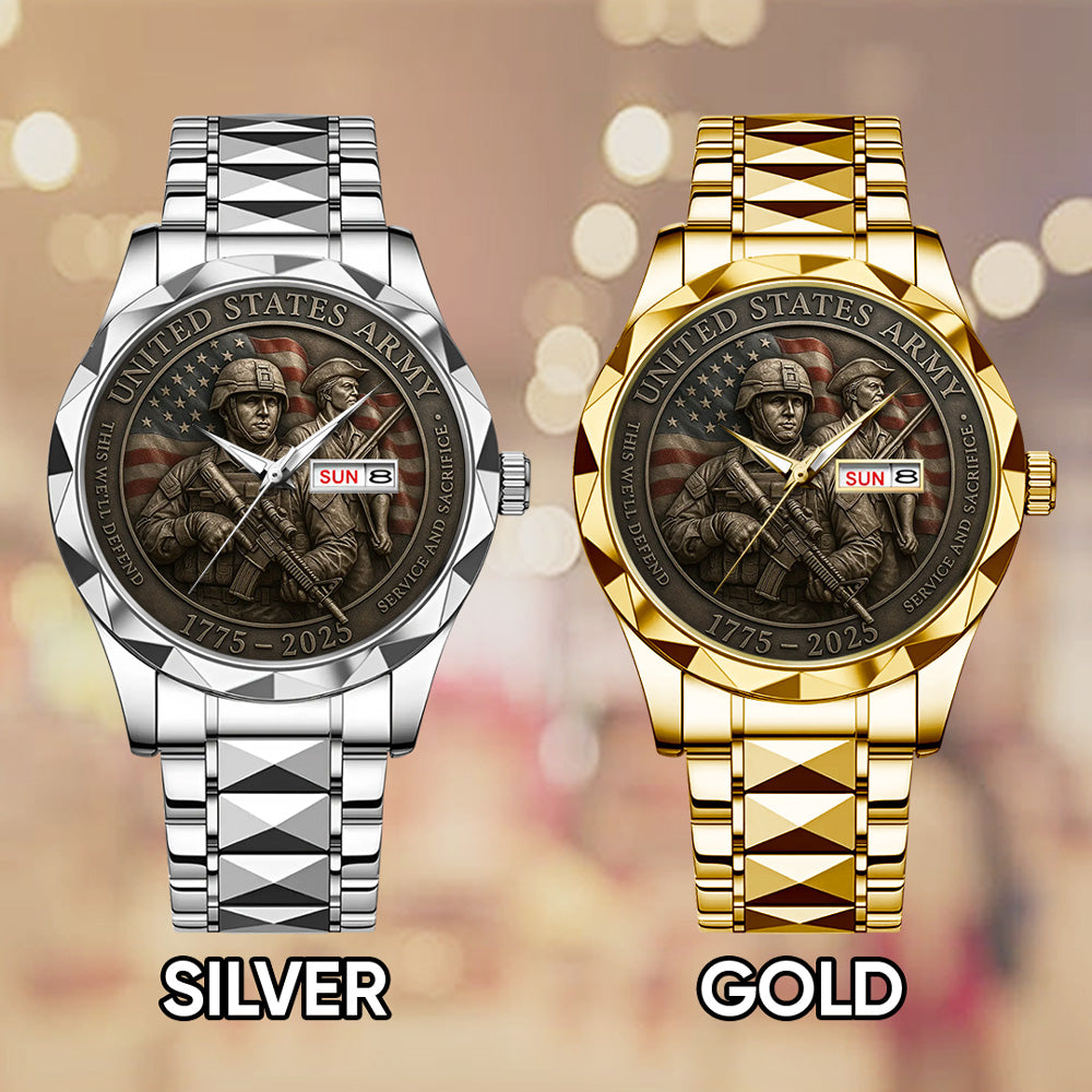 US Army Alloy Luxury Quartz Watch – TMTHU1194