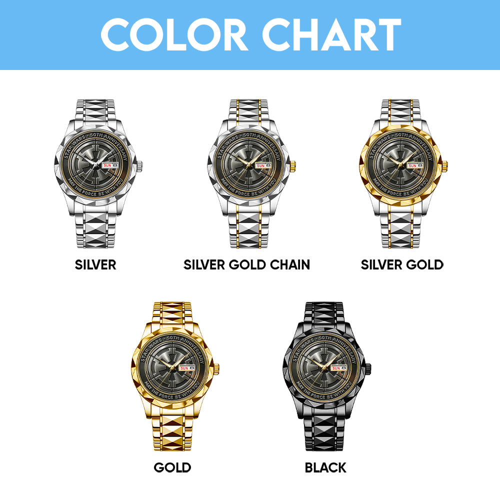 Star Wars 50th Anniversary Alloy Luxury Quartz Watch – TMTHU1462