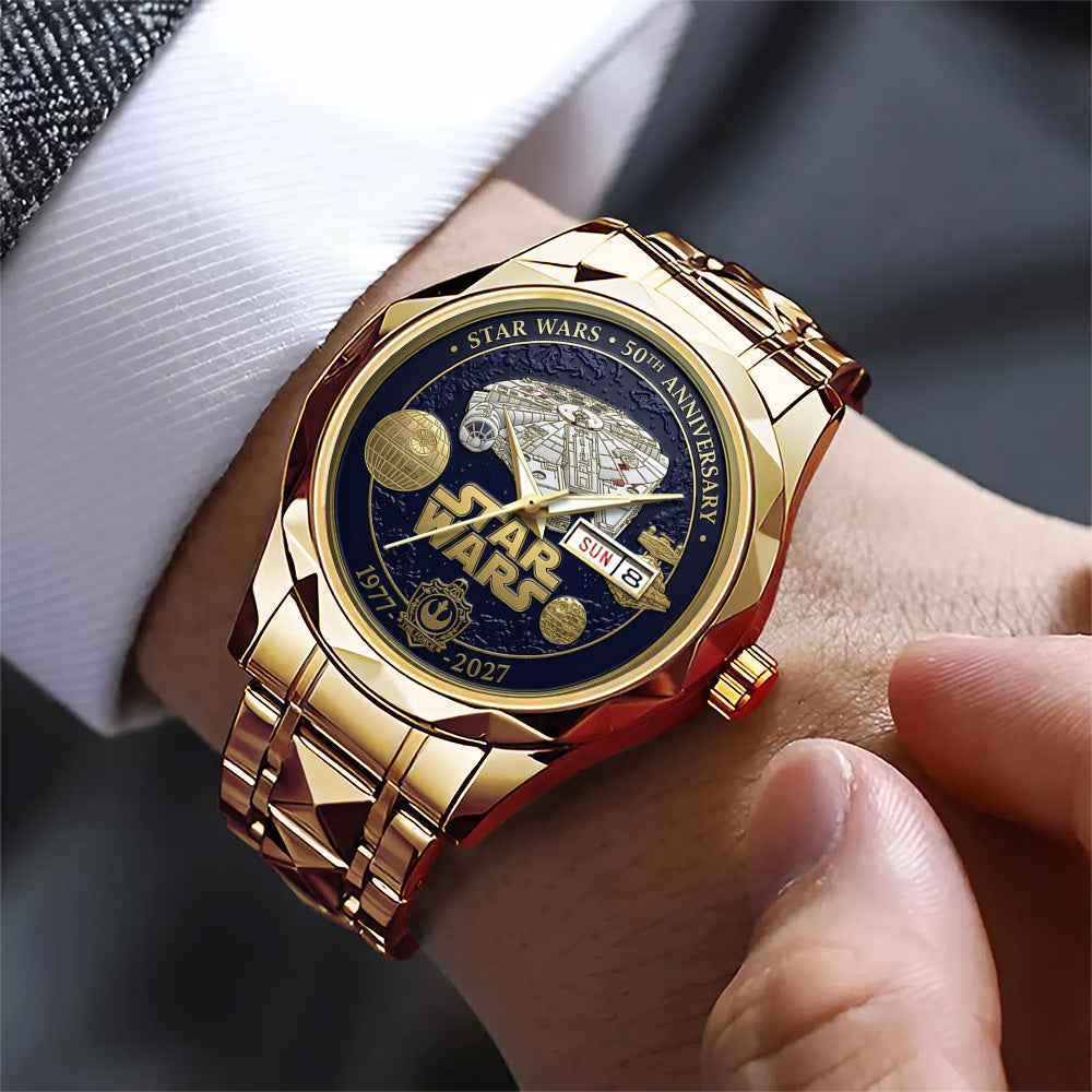 Star Wars 50th Anniversary Alloy Luxury Quartz Watch – TMTHU2894