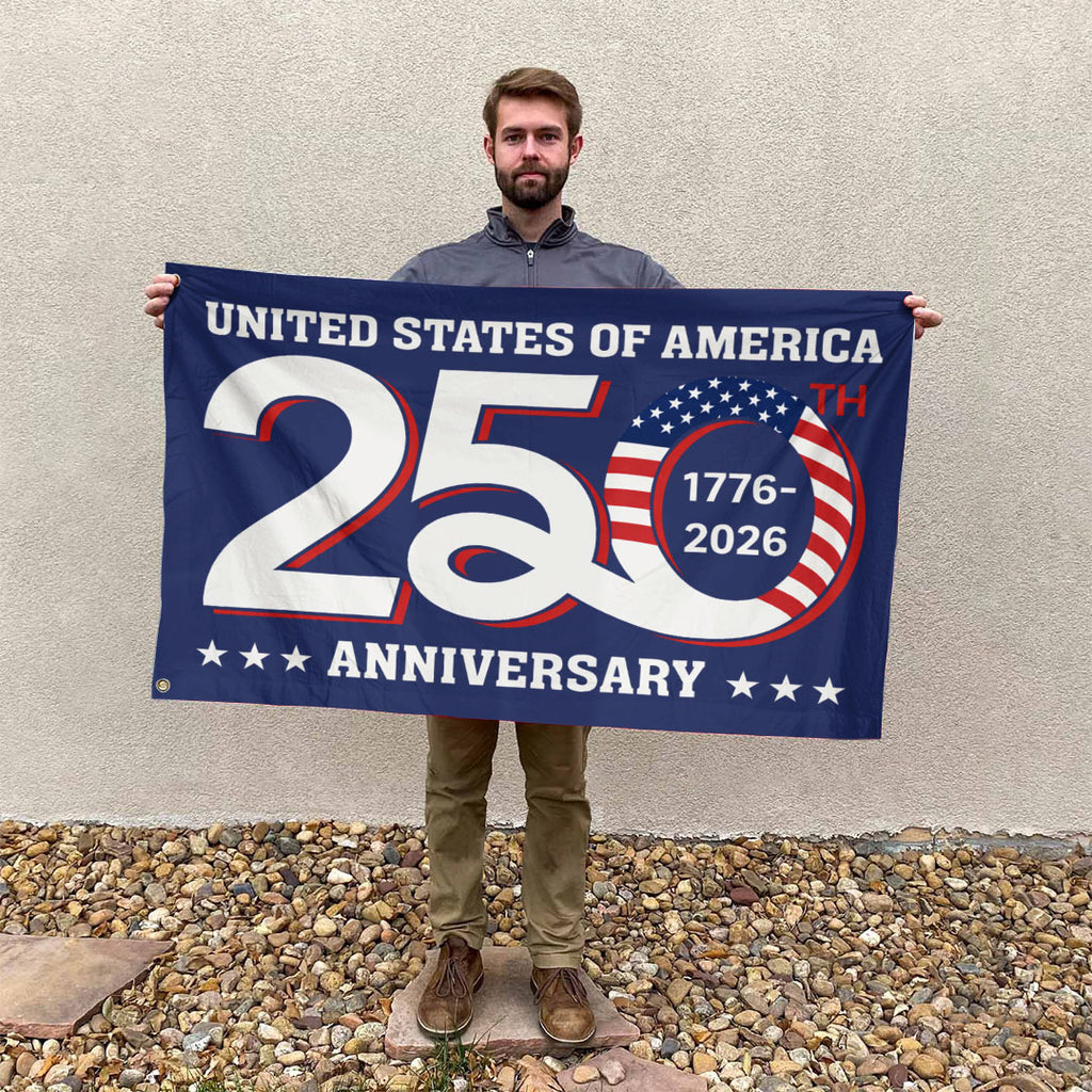 America250 3D Double-side House Flag – TANTN21406