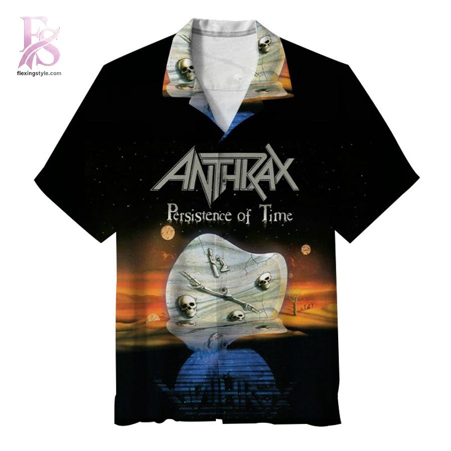 Anthrax Album Persistence of Time Hawaiian Shirt
