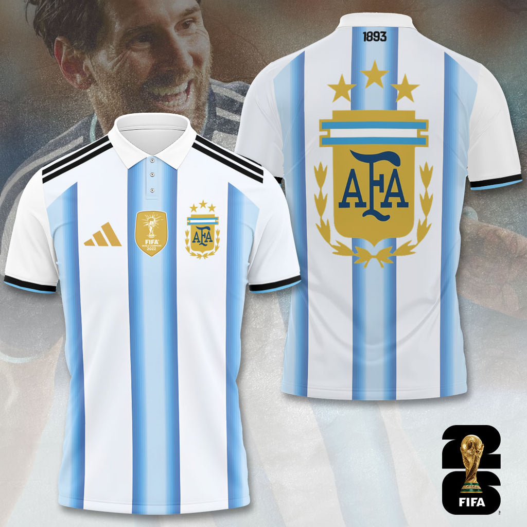 Argentina National Football Team World Cup 2026 3D Apparel – TANTN18324