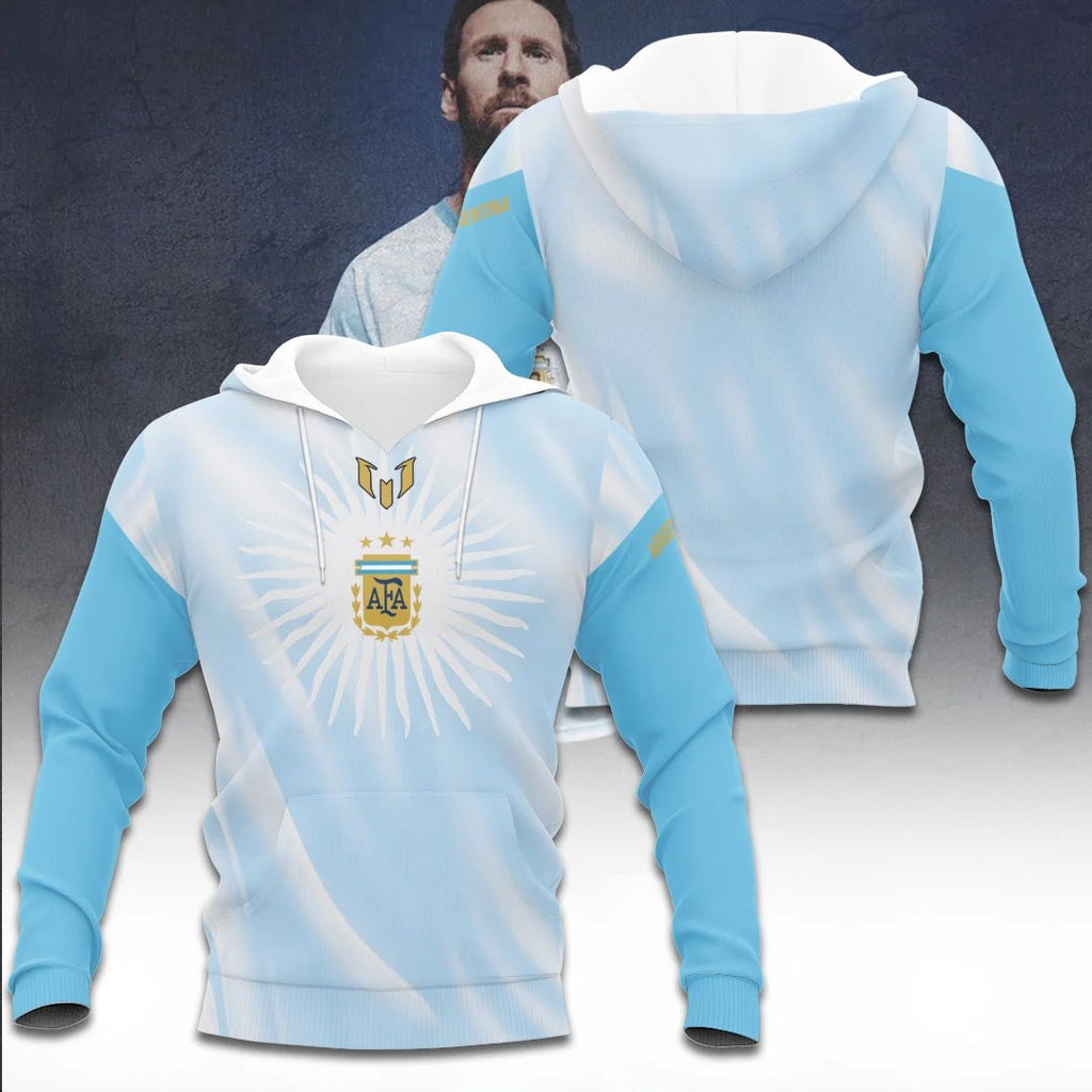 Argentina National Football Team x Lionel Messi Farewell Pre-Match 3D Apparel – TANTN25785