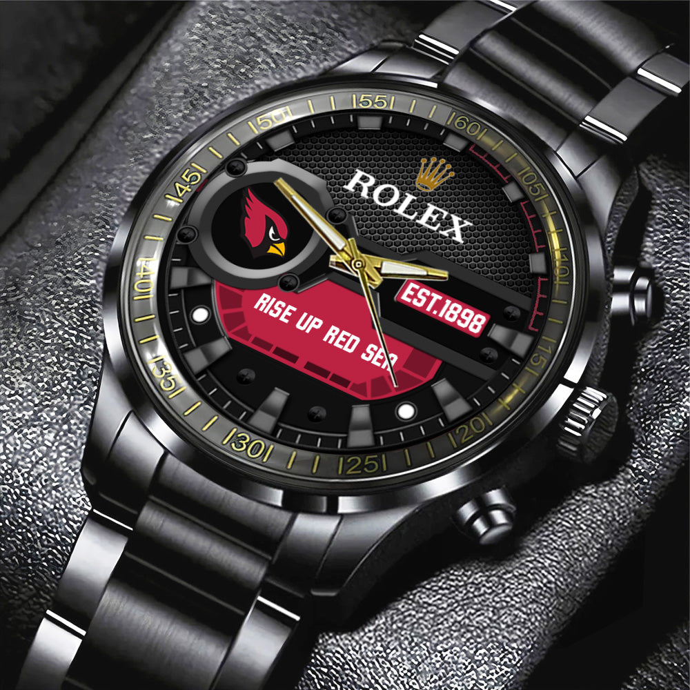 Arizona Cardinals x Rolex Black Stainless Steel Watch – MAITM13200