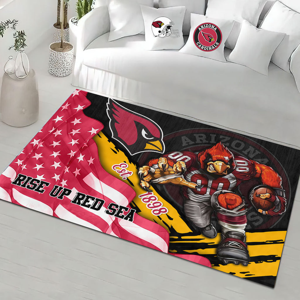 Arizona Cardinals Rectangular Rug – HOATT13150