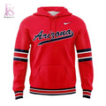 Arizona Wildcats Softball All Red Retro Uniform Hoodie
