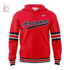Arizona Wildcats Softball All Red Retro Uniform Hoodie