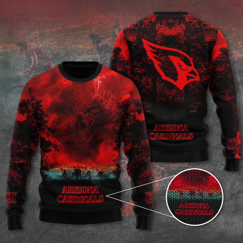 Arizona Cardinals x Stranger Things Ugly Sweater – TANTN17499