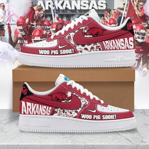 Arkansas Razorbacks Woo Pig Soodie Air Force Shoes