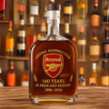 Arsenal FC 140 Years 25oz Empty Whiskey Bottle – MAITM13726