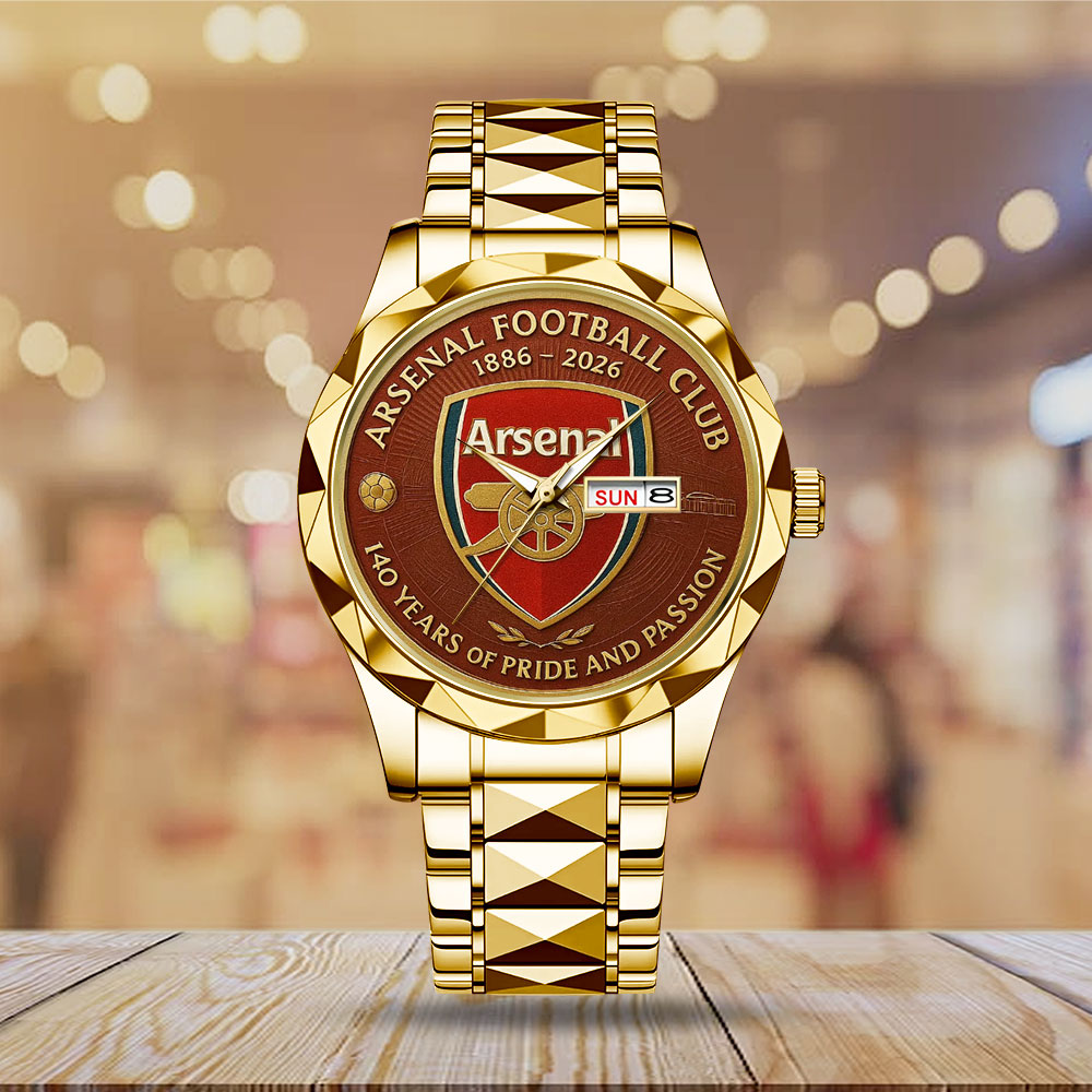 Arsenal 140 Years Alloy Luxury Quartz Watch – MAITM13477