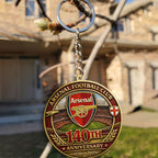 Arsenal FC 140th Anniversary Custom Shape 2-sided Keychain – MAITM14150