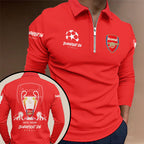 Arsenal FC Champions League Final 2026 Zip Polo Shirt – TANTN22720