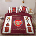 Arsenal FC 140th Anniversary 3-Piece Duvet Bedding Set – MAITM14744