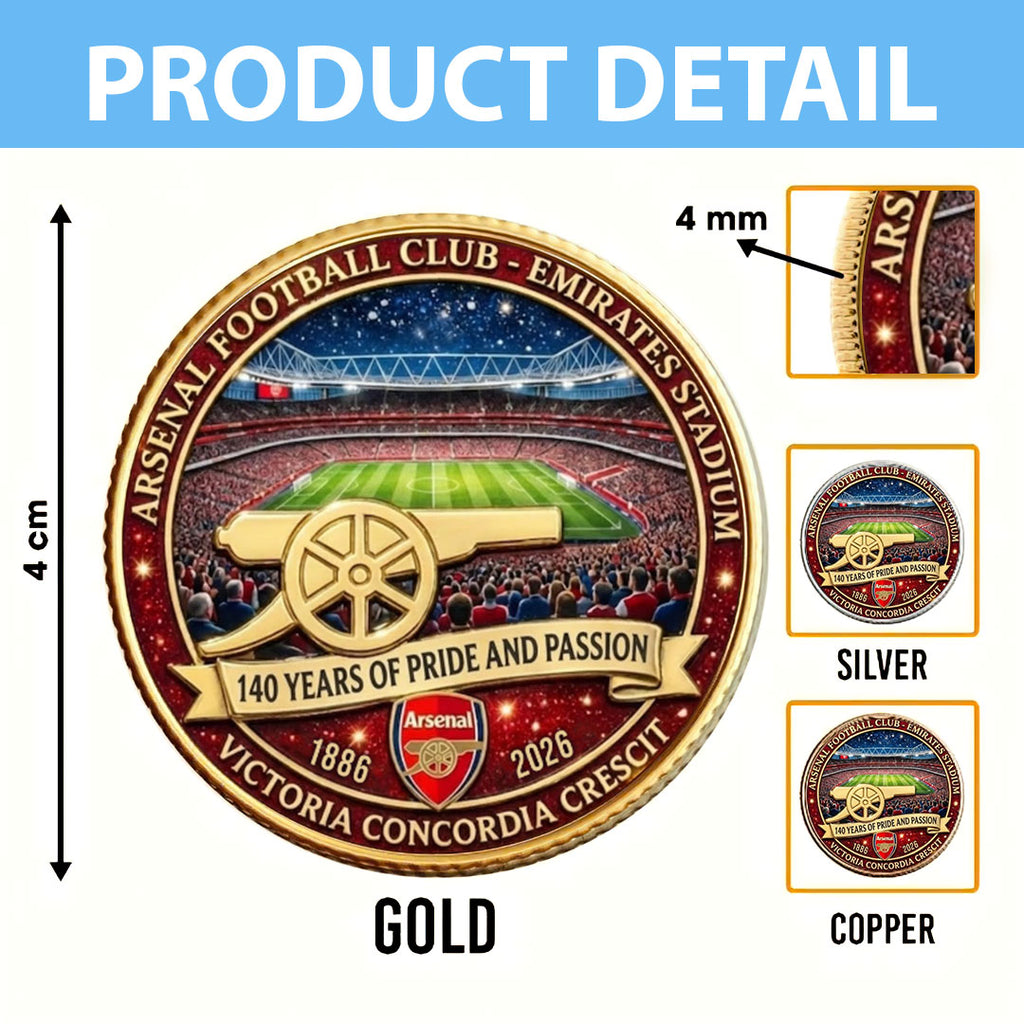 Arsenal FC 140th Anniversary Commemorative Coin – MAITM15081