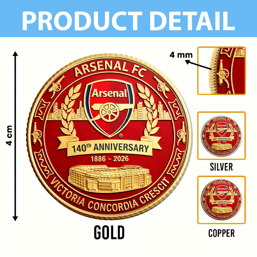 Arsenal FC 140th Anniversary Commemorative Coin – MAITM15138