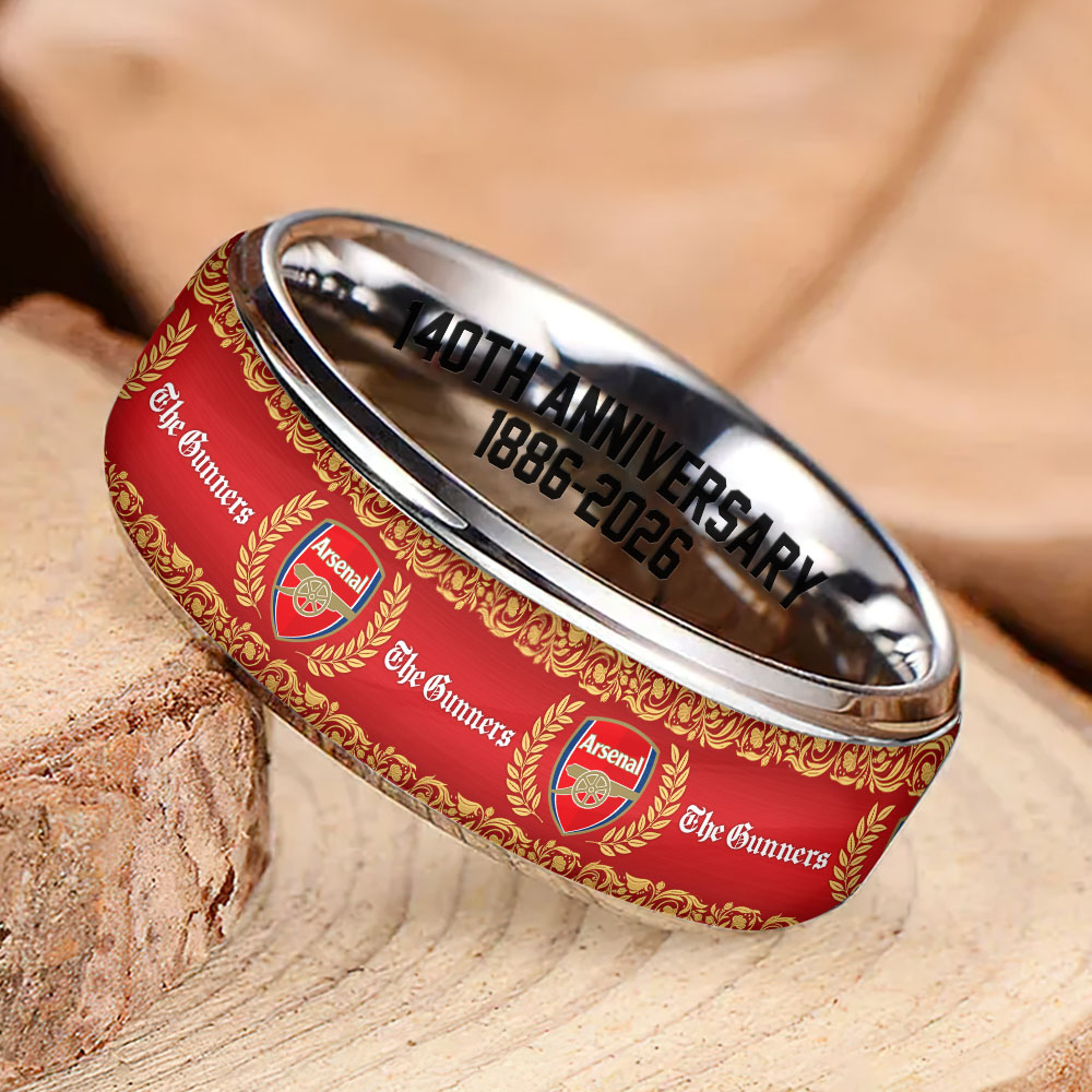 Arsenal FC 140th Anniversary Custom Alloy Ring – MAITM14350