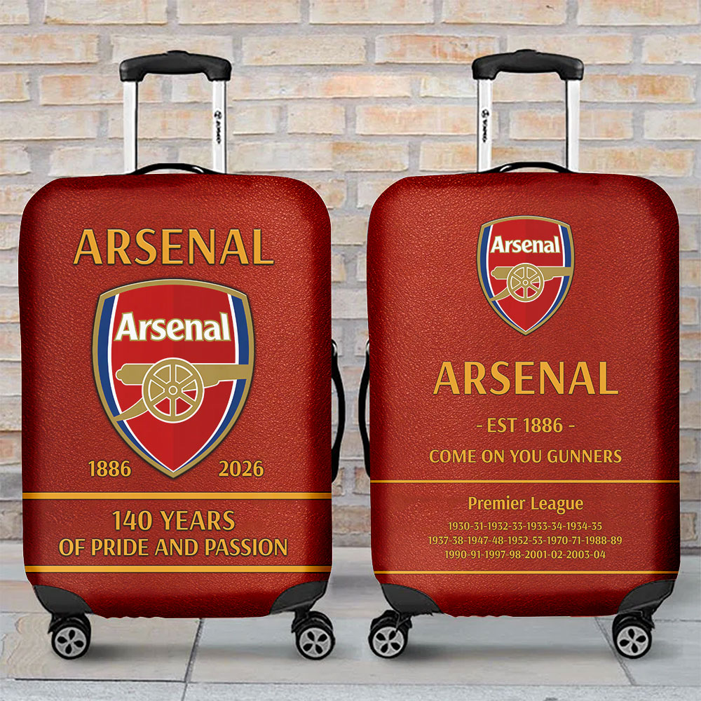 Arsenal FC 140th Anniversary Luggage Cover – MAITM14209