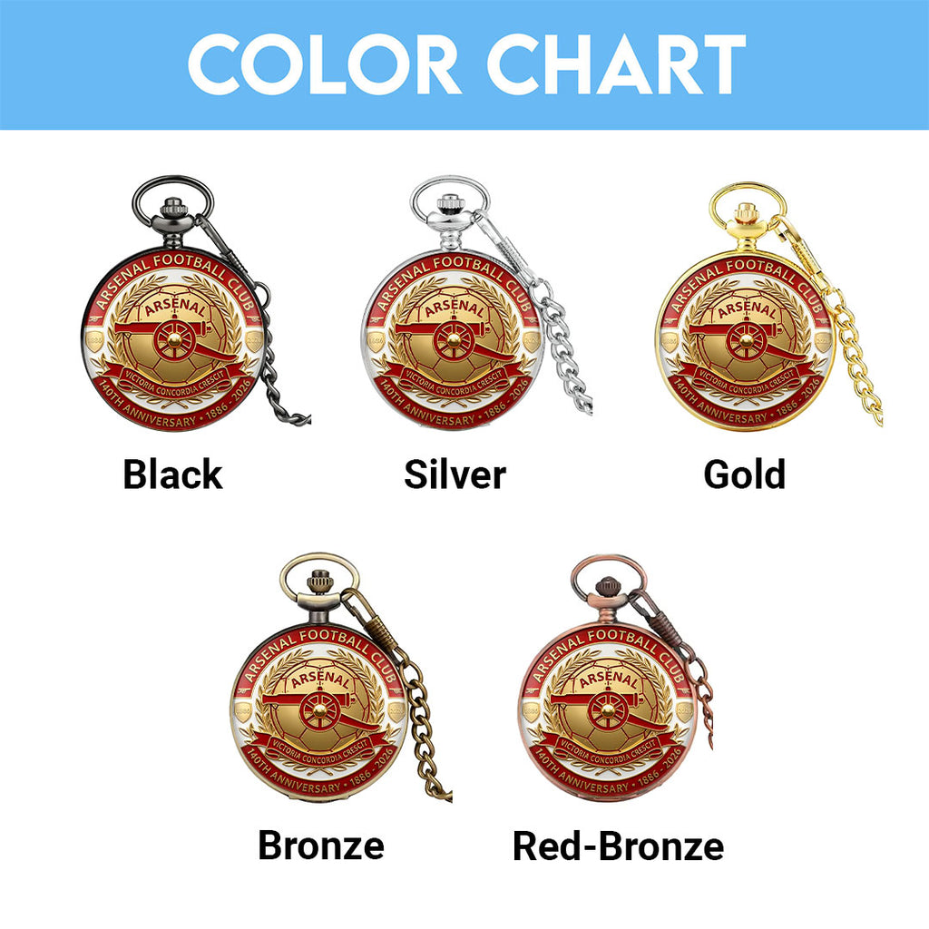 Arsenal FC 140th Anniversary Pocket Watch – MAITM15139