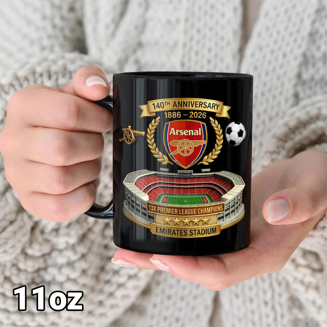 Arsenal FC 140th Annversary Ceramic Mug – MAITM14469