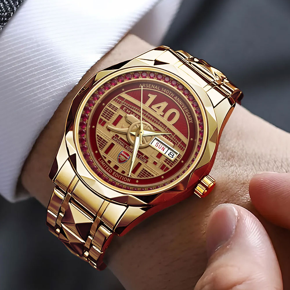 Arsenal FC Alloy Luxury Quartz Watch – TMTHU7234