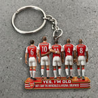 Arsenal FC Custom Shape 2-sided Keychain – MAITM14224