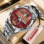 Arsenal FC Premier League Champions 25/26 Alloy Luxury Quartz Watch – TMTHU6337