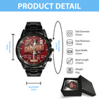 Arsenal FC Premier League Champions 25/26 Black Stainless Steel Watch – TMTHU6340
