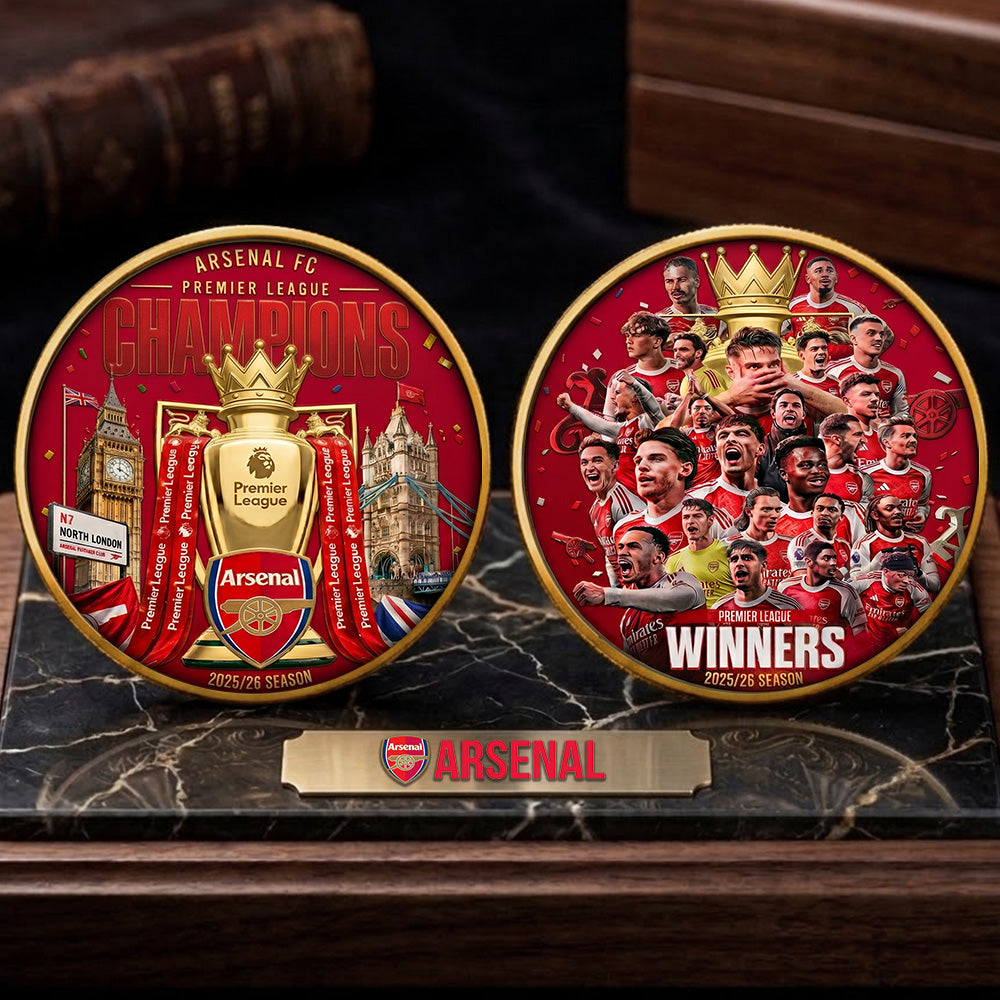 Arsenal FC Premier League Champions 25/26 Commemorative Coin – TMTHU6320