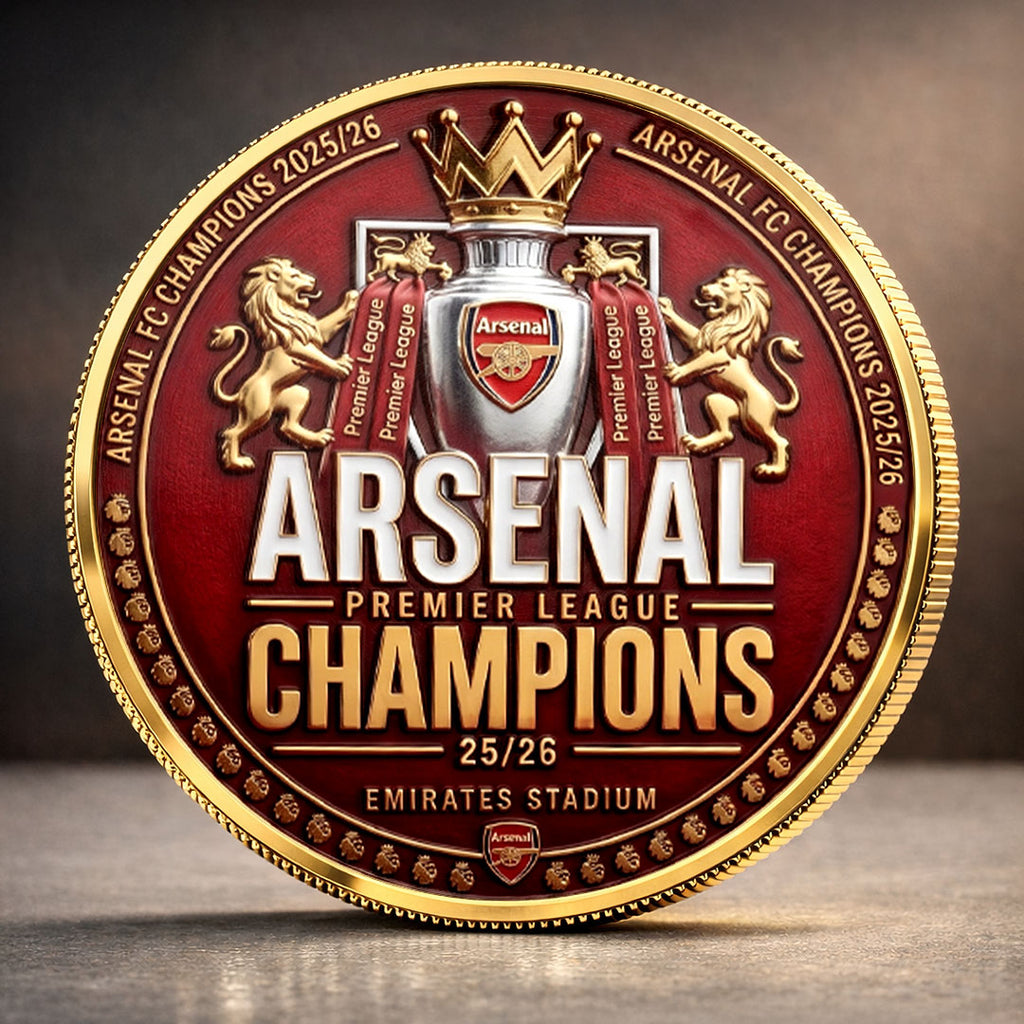 Arsenal FC Premier League Champions 25/26 Commemorative Coin – TMTHU6412