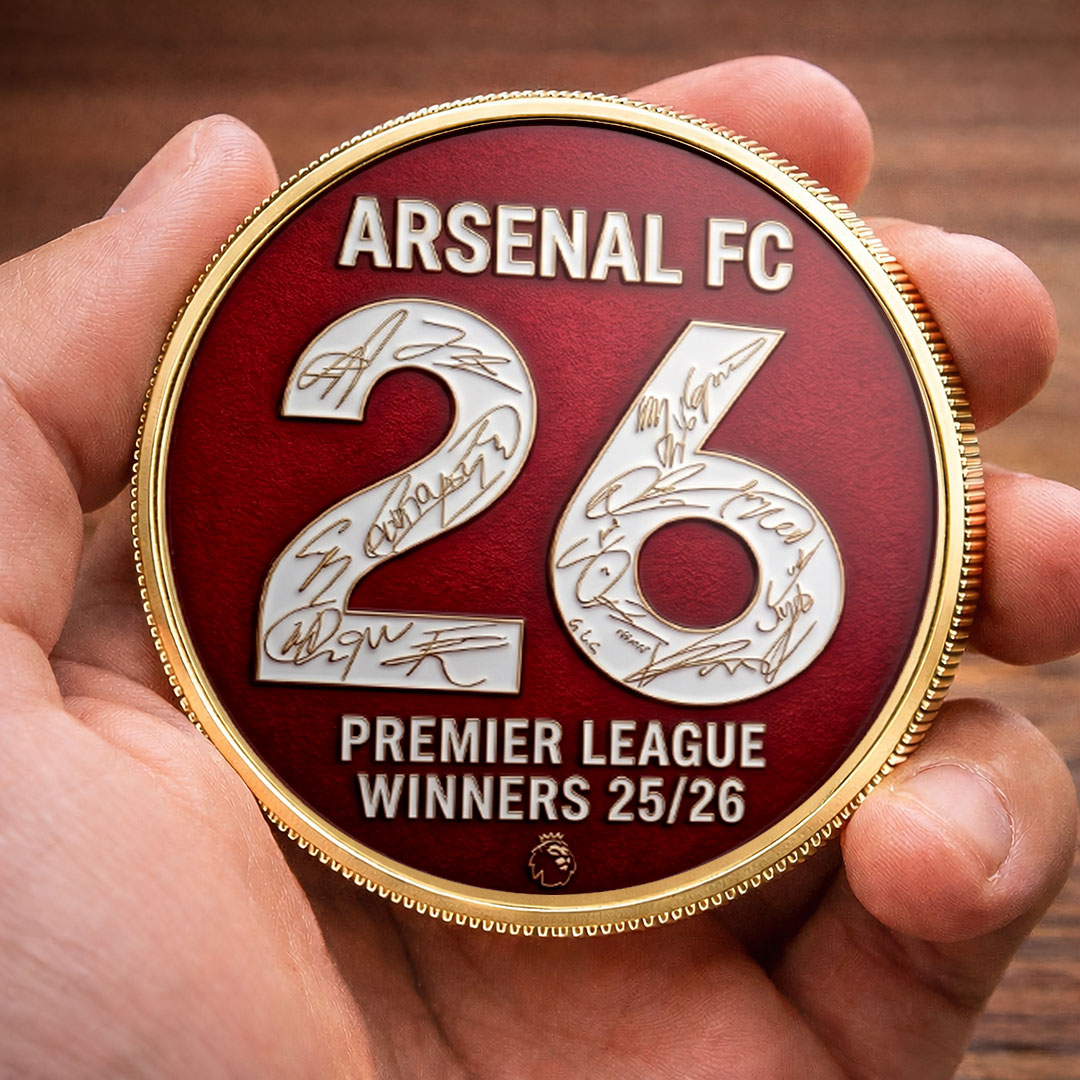 Arsenal FC Premier League Champions 25/26 Commemorative Coin – TMTHU6412