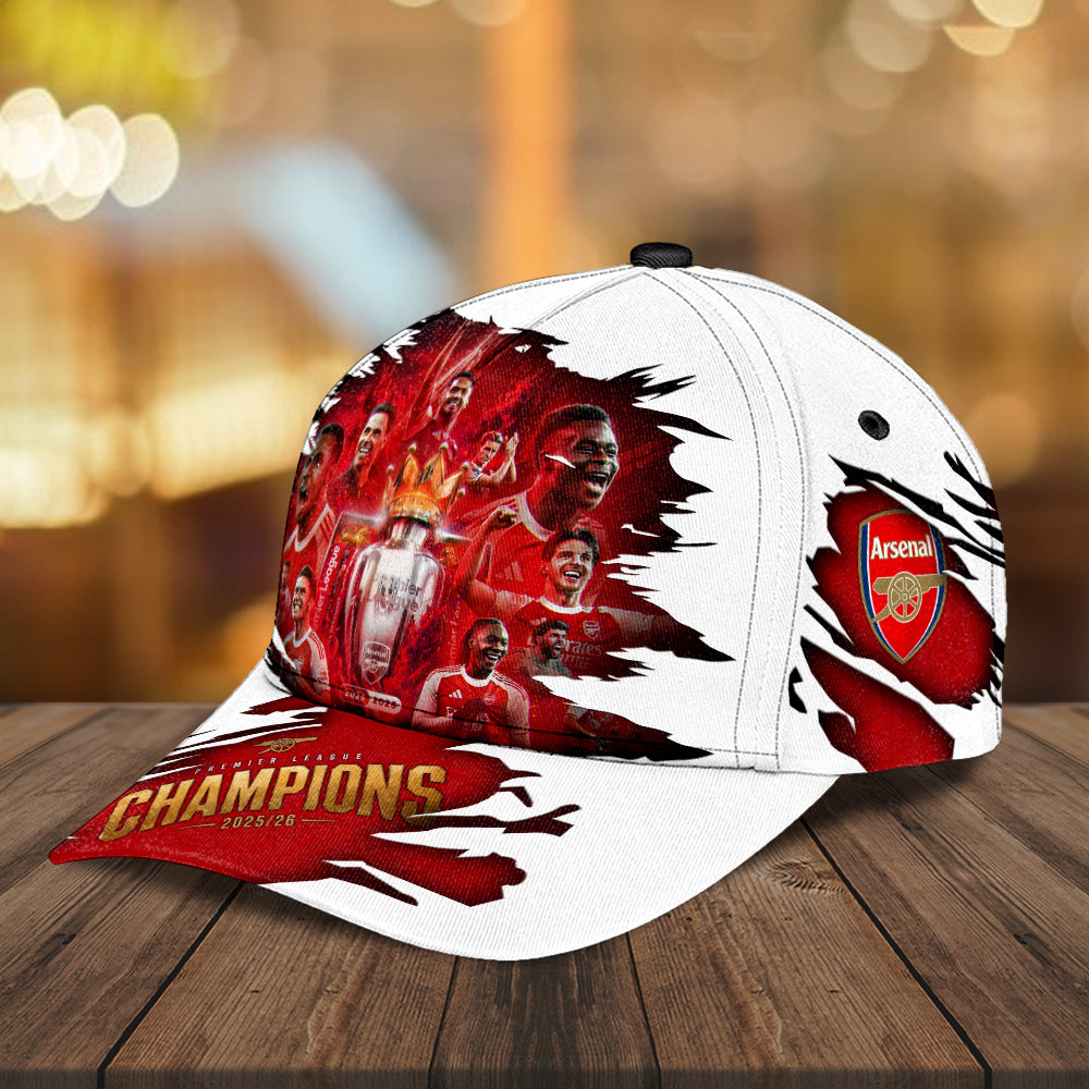 Arsenal FC Premier League Champions 25/26 Classic Cap – GNE6566