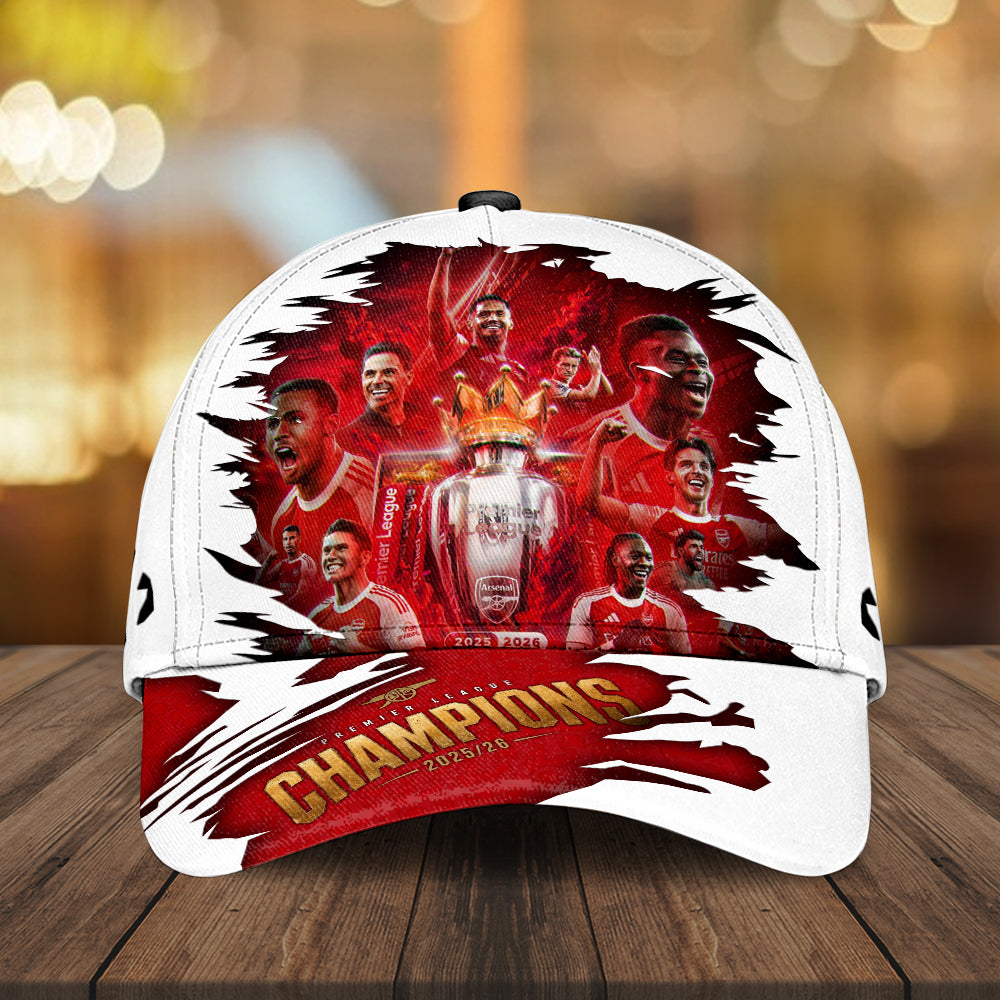 Arsenal FC Premier League Champions 25/26 Classic Cap – GNE6566