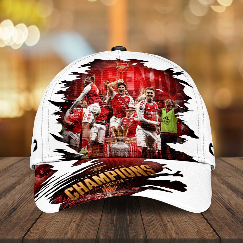 Arsenal FC Premier League Champions 25/26 Classic Cap – GNE6568