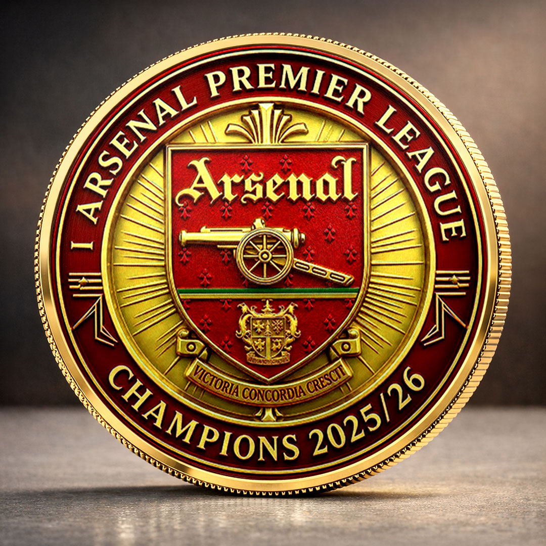 Arsenal FC Premier League Champions 25/26 Commemorative Coin – HOATT18144