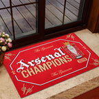 Arsenal FC Premier League Champions 25/26 Custom Doormat – HOATT18315