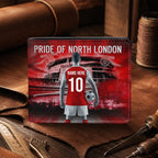 Personalized Arsenal FC Premier League Champions 25/26 3D Leather Men Wallet – GNE6635