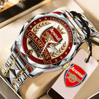 Arsenal FC Premier League Champions 25/26 Alloy Luxury Quartz Watch – TANTN23118