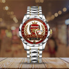 Arsenal FC Premier League Champions 25/26 Alloy Luxury Quartz Watch – TANTN23118