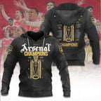 Arsenal FC Premier League Champions 25/26 3D Apparel – TANTN23010